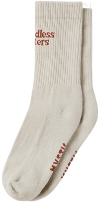 2024 Mystic Trademark Socks 35108.25041 - Dirty White